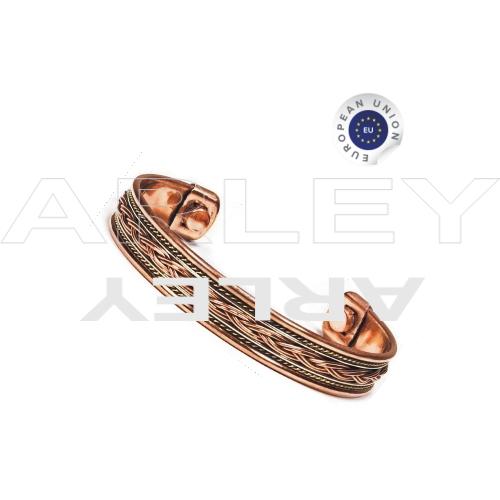 Bransoletka miedziana magnetyczna otwarta