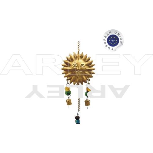 Zawieszka Słońce Księżyc Gwiazda z dzwonkami (3)