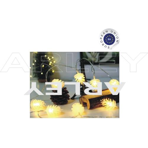 Girlanda LED szyszki światełka