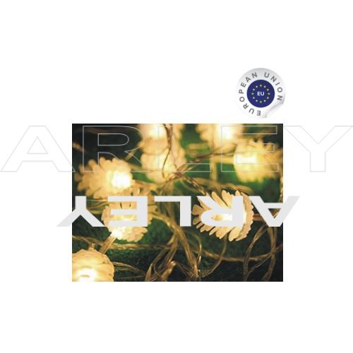 Girlanda LED szyszki światełka