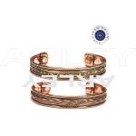 Bransoletka miedziana magnetyczna otwarta