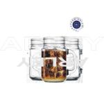 mini: Szklanka słoik Ice Cold Drink żółta (6)